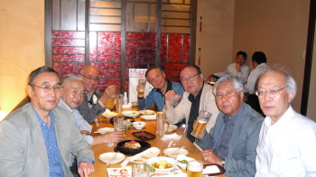 練習後の懇親会160518